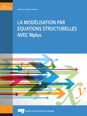 cover image of La modélisation par équations structurelles avec Mplus